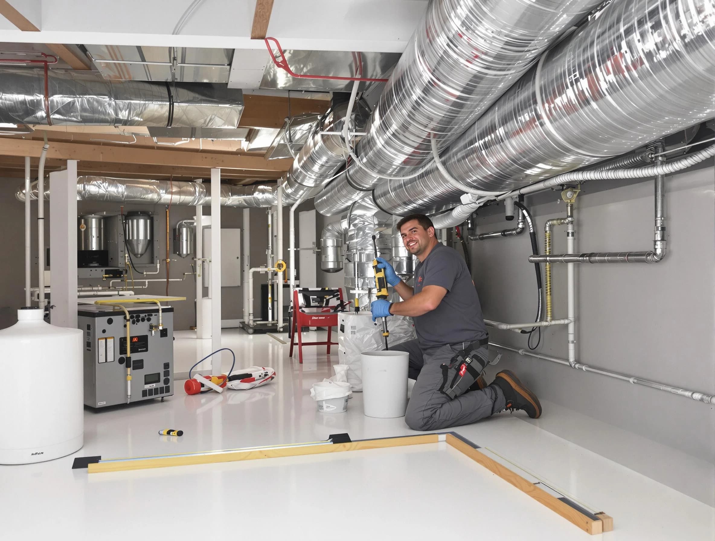 Professional duct sealing service by Genesee Air Duct Cleaning in Genesee