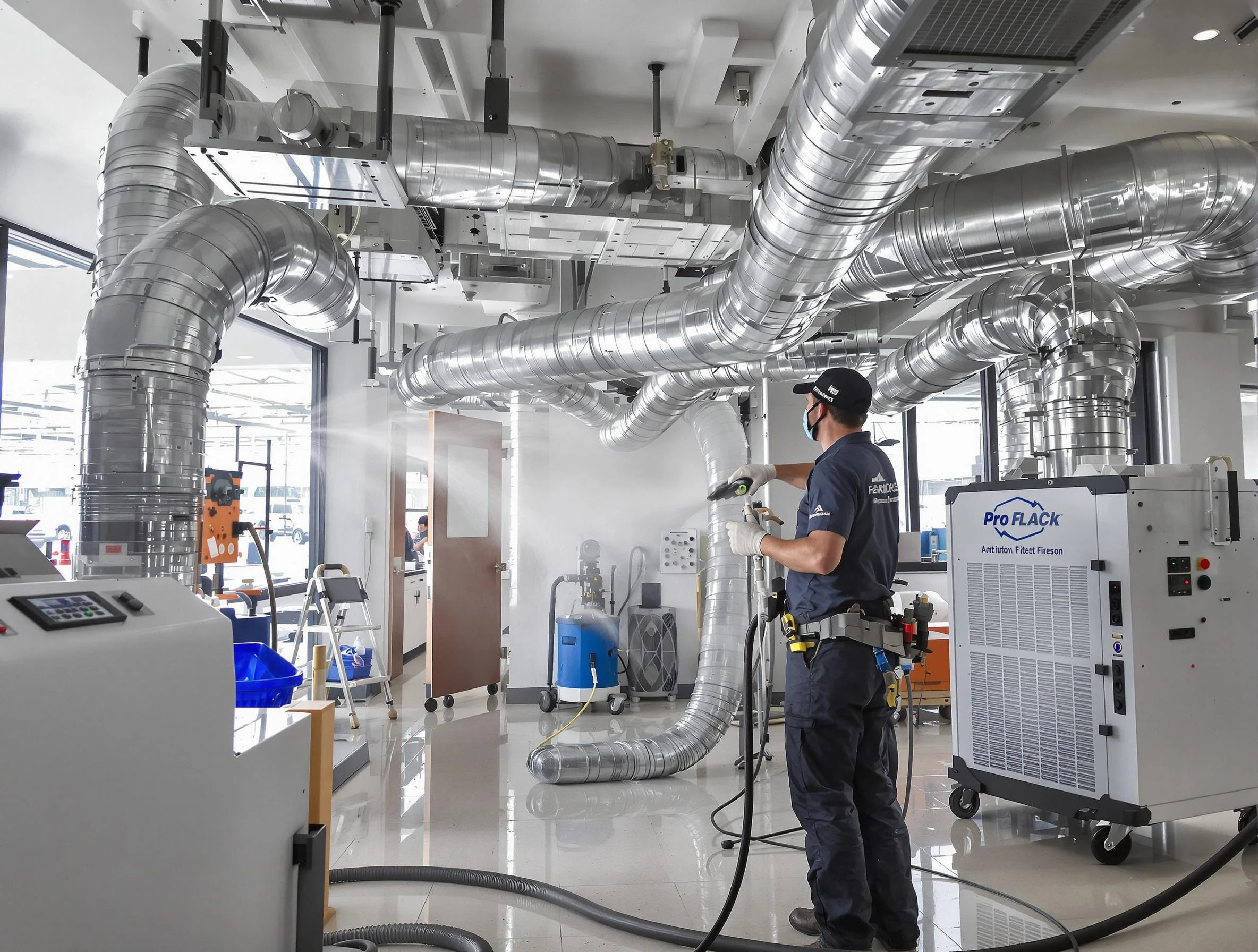 Negative Pressure Air Duct Cleaning in Genesee