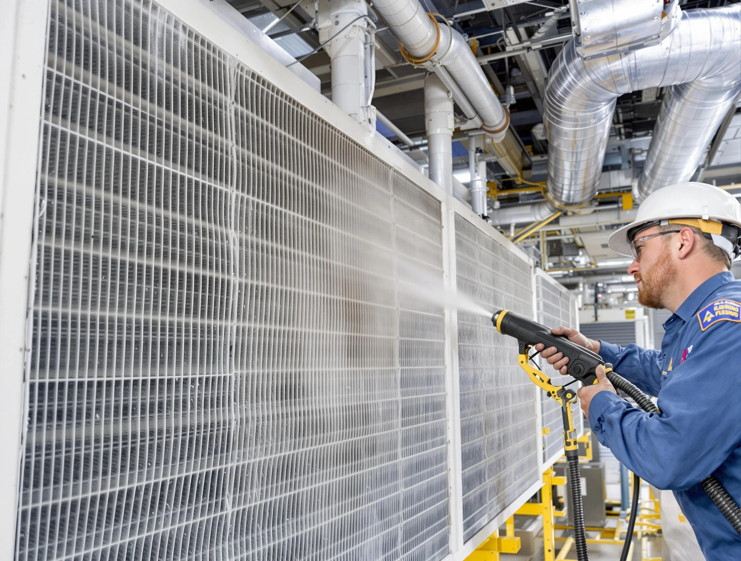 Professional commercial coil cleaning by Genesee Air Duct Cleaning in Genesee